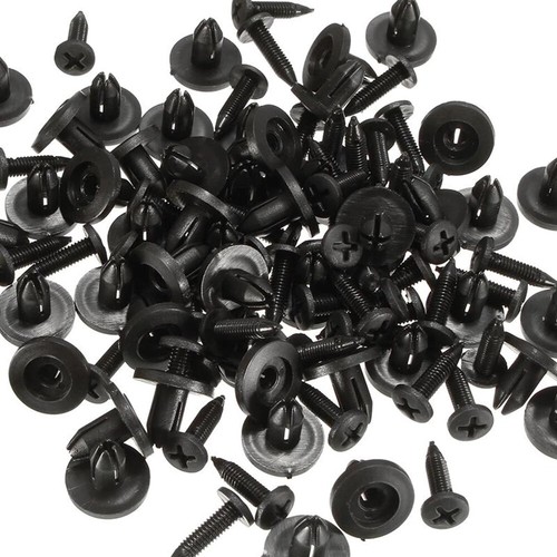 50PCS 6MM Bumper Clips Auto Car Hole Plastic Rivets Fastener Fender Push Pin - Picture 12 of 13