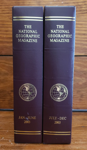 2003 National Geographic Magazines in Slip Cases 12 Issues - Free Ship - 第 1/6 張圖片