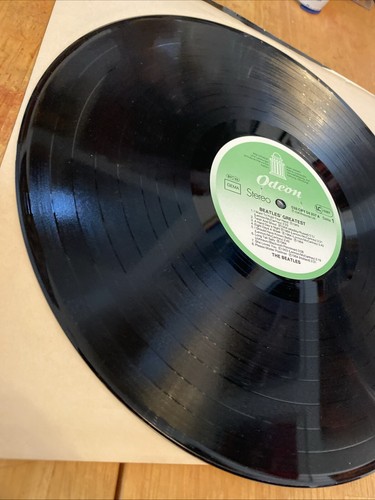 The Beatles Greatest German Import Vinyl LP Odeon/Crystal Green Label Pressing - Picture 8 of 15