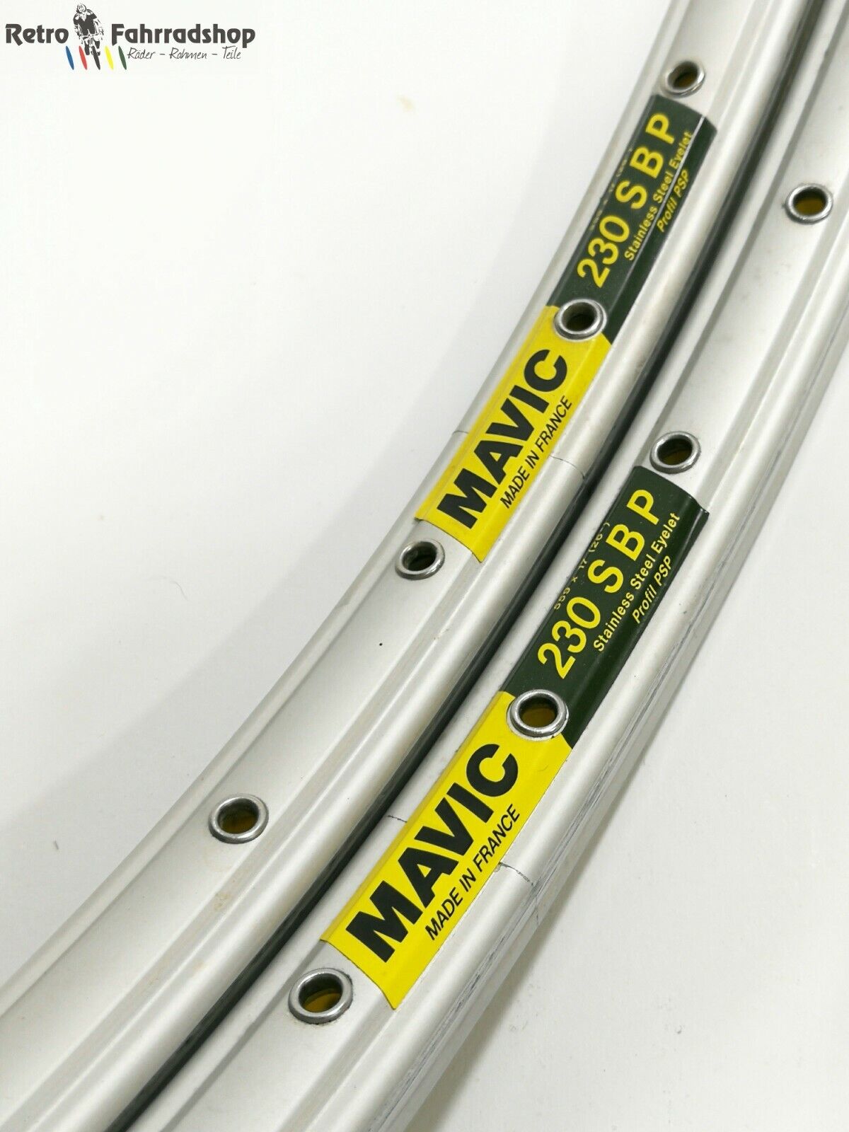 2Stk. Mavic 230 SBP MTB 36 Loch Felgen Stainless Steel Baujahr1993 94 NUR 405g 2Stk. Mavic 230 SBP MTB 36 Loch Felgen Stainless Steel Baujahr1993 94 NUR 405g