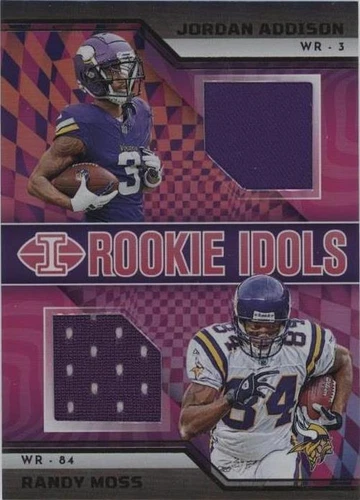 2023 Panini Illusions Jordan Addison Randy Moss #EI-WWE