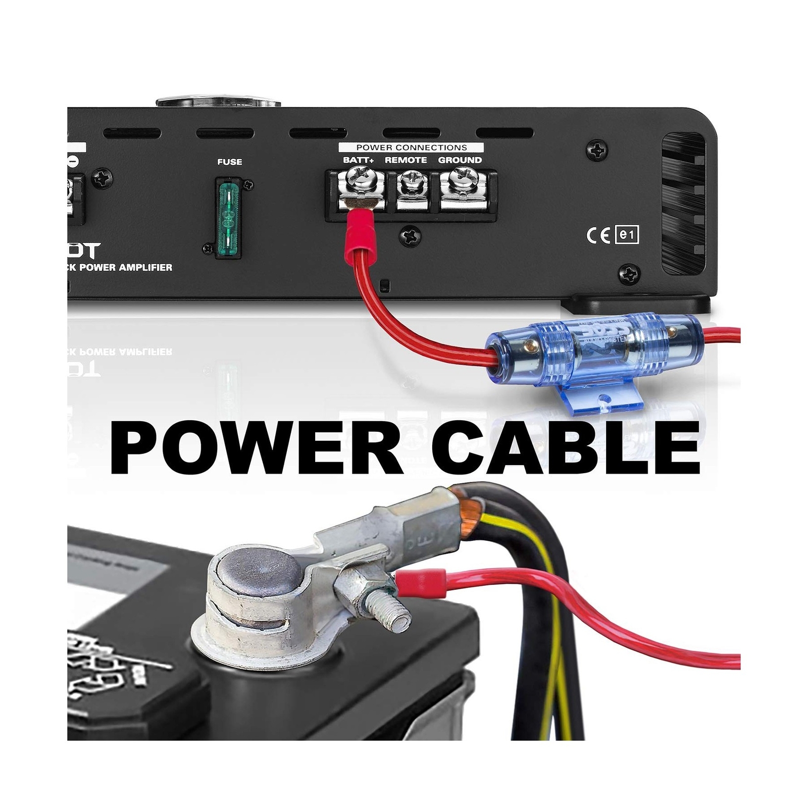 BOSS Audio Systems KIT2 8 Gauge Amplifier Installation Wiring Kit - A Car Amp...
