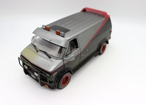 Greenlight 1/24 The A team 1983 GMC Vandura Van Muddy Diecast Models Gifts - Picture 10 of 18