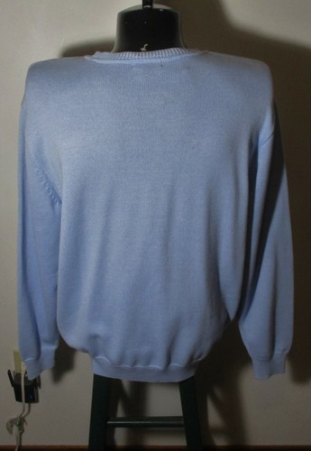 Club Room blauer Langarm Pullover mit Rundhalsausschnitt Größe XL neu mit Etikett - Bild 5 von 6