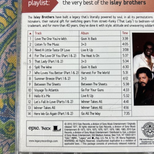 Playlist: The Very Best of the Isley Brothers by The Isley Brothers (CD,... - Picture 6 of 6