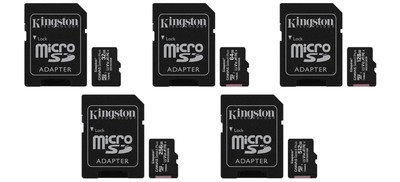 Kingston MicroSD Canvas Select Plus 100MB/s Memory Card 256GB 512GB AU