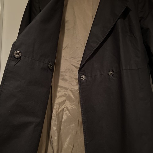 Banana Republic trench coat black size small - Picture 4 of 7