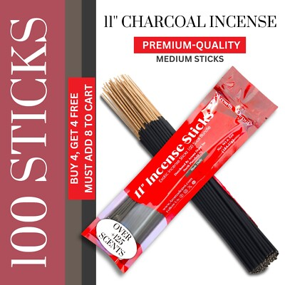 #ad 11#x27;#x27; Incense Sticks 100 Bulk Pack Hand Dipped Mix Match Wholesale Huge Variety $8.95