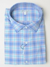 Peter Millar - Plaid Sport Shirt - Spread Collar - NWT