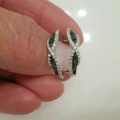 1.50Ct Round Lab-Created Black Diamond Wedding Band Ring 14k White Gold Plated