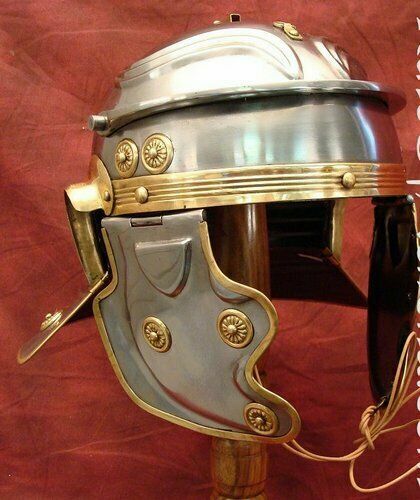 18GA Medieval Roman Imperial soldier helmet Roman Gallic Centurion Helmet SP189 - Picture 1 of 4