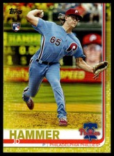 2019 Topps Update JD Hammer #US27 Walgreens Yellow RC Philadelphia Phillies