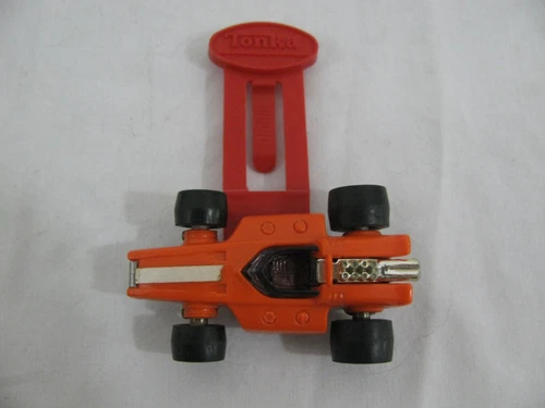 1970-72 Tonka Toys Orange Scream'n Demon Indy Race Car Tote w/ Belt Clip #177 VG