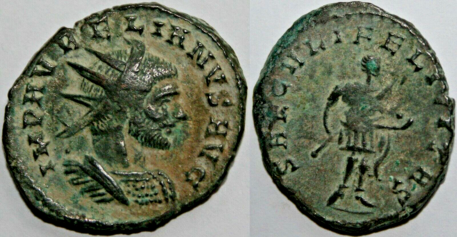 Aurelian AE Antoninianus. Cyzicus mint 272-274 AD. SAECVLI FELICITAS