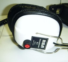 Vintage RCA Stereophones 8 Ohms Model 10R217 Headphones