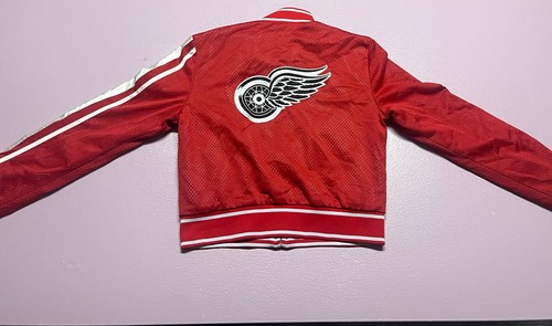 Vintage Detroit Red Wings Women Jacket G III By Carl Banks NHL Licensed Youth L - Picture 3 of 15