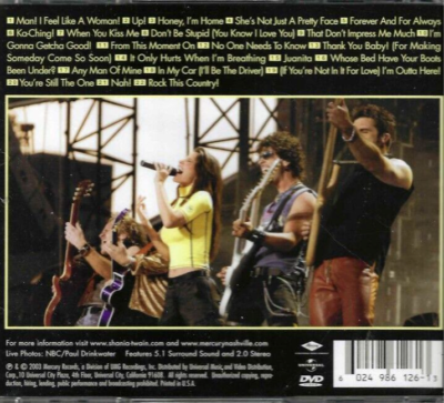 Shania Twain, Up ! Live in Chicago, NEW! DVD,22 Live Tracks 2003