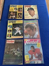 1971 FOOTBALL ROUNDUP Ed Marinaro & 5 More SPORT MAGS McEnroe Kaline￼ Wally Moon