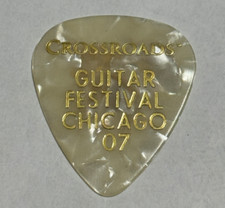 ERIC CLAPTON GUITAR PICK 2007 CROSSROADS GUITAR FESTIVAL CHICAGO 07 PLECTRUM