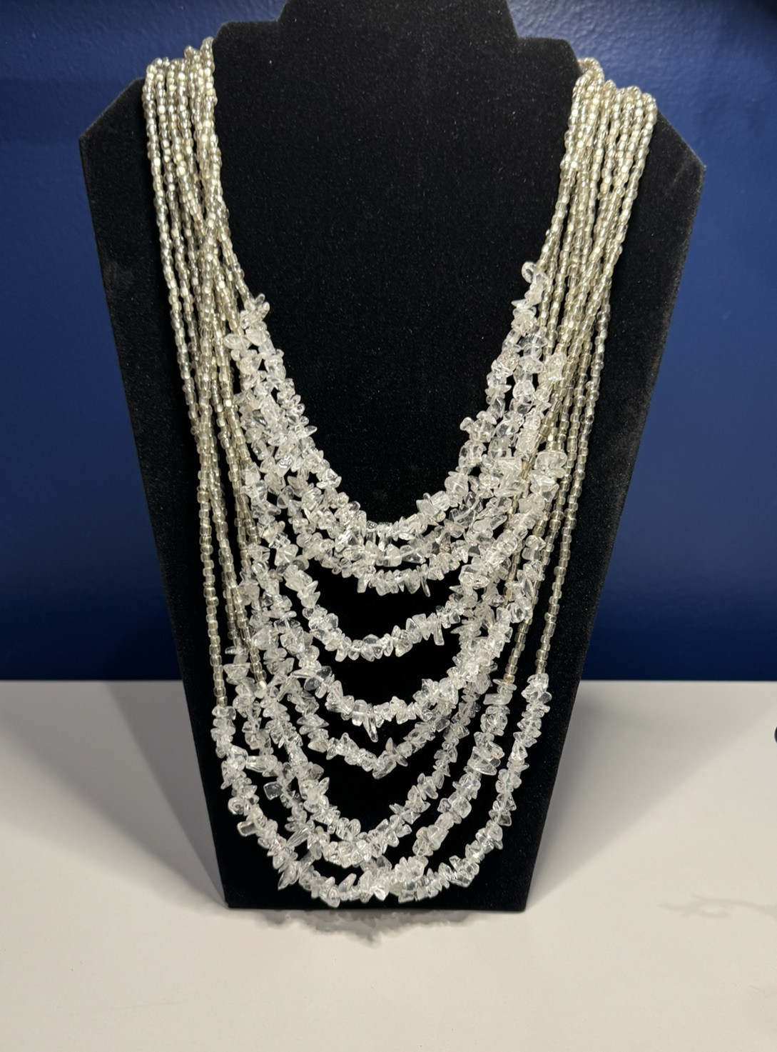 Chico’s Statement Adjustable Necklace 9 Graduated… - image 10