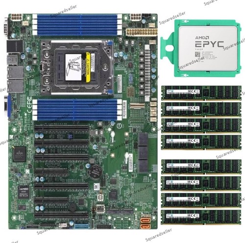 Supermicro H12SSL-i Motherboard+ AMD EPYC 7402P CPU + Samsung 2133MHz ECC RAM - 第 1/10 張圖片