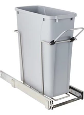 Knape & Vogt 17 in. H x 8 in. W x D Steel in-Cabinet 20 Qt. Singl