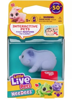 Little Live Pets - NeeDees - Purple Plumee Cat - New AU