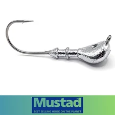 Arky Arkie Weedless Bass Fishing Jig UnPainted Mustad Ultra Point Hook 50 Pack