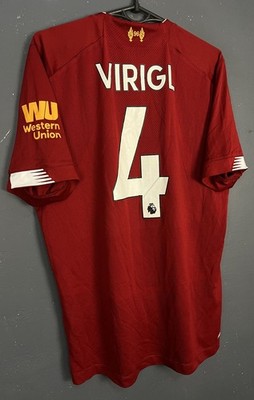 MEN'S FC LIVERPOOL 2019/2020 VIRGIL VAN DIJK SOCCER FOOTBALL SHIRT