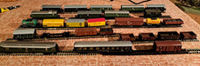 27 Eisenbahnwagen-Set Waggons Spur N
