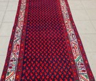 Rare Hand Knotted Tribal Badam Gul Mir Wool Area Runner Rug 9.11 x 3.5 Ft — photo 6