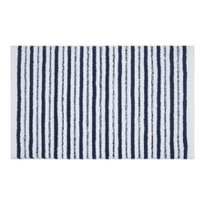 Better Homes Gardens Signature Soft Tufted Stripe Bath Rug, Blue Admiral