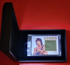 2024 Rambo Keepsake Premiere Edition #104 Authentic Jumbo Khaki Relic 01/50