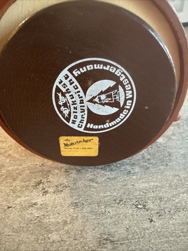 "Caja de música Christian Ulbricht Papá Noel fumador gira campanas de colección 13""" - Imagen 11 de 12