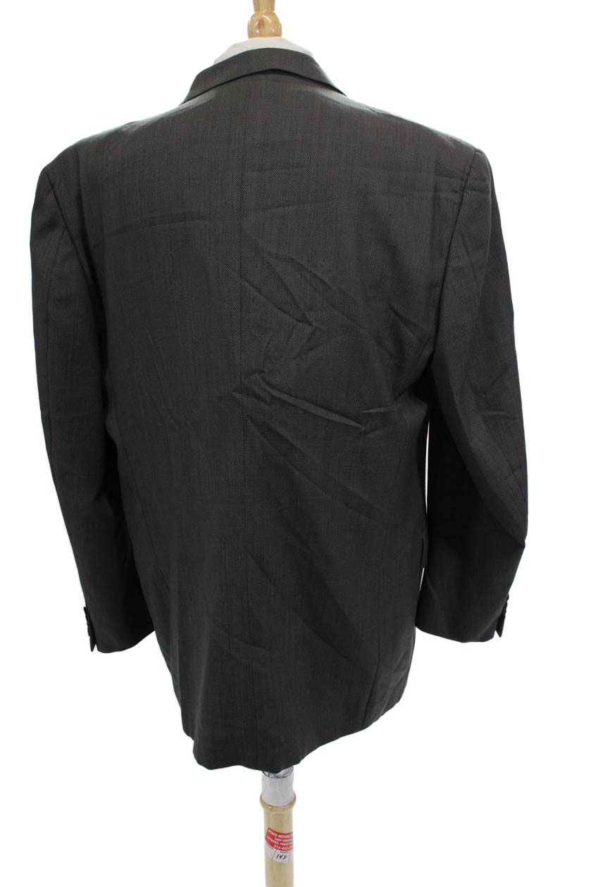 Joseph Abboud Mens Solid Two Button Blazer Jacket… - image 4