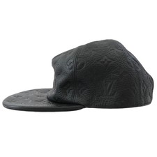 Louis Vuitton Newsboy Cap MP2320 Monogram Quill 1.0 Black France Made