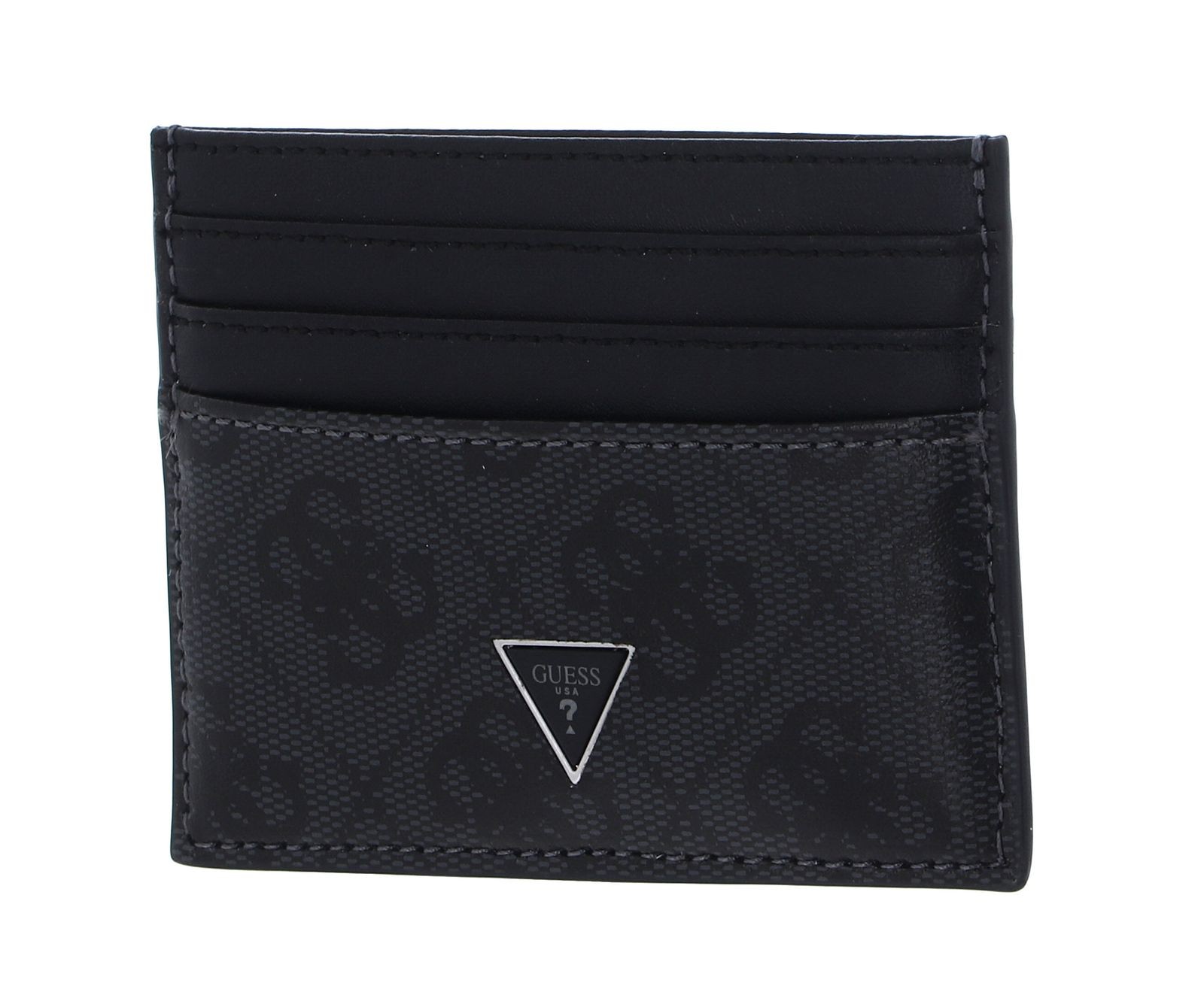 GUESS Milano - Men's Credit Card Holder | 100% genuine cowhide leather, slim design, card and document compartments, pocket-friendly size - Image 2