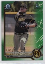 2022 Bowman Chrome Prospects Green Refractor 6/99 Victor Lizarraga #BCP-127 15xk