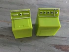 Vintage Fisher-Price Green Washer Dryer Little People Dollhouse Furniture 1970s