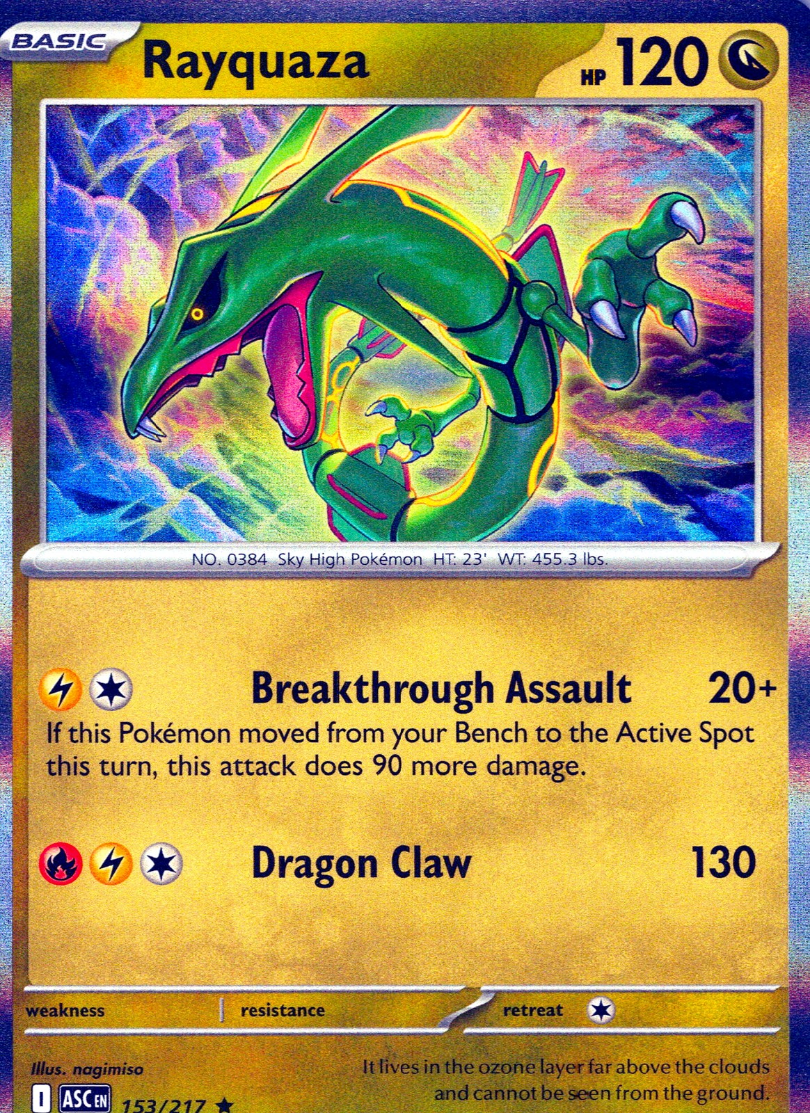 Rayquaza #153/250 ME2.5: Ascended Heroes - Holo (NM) - Pokemon TCG