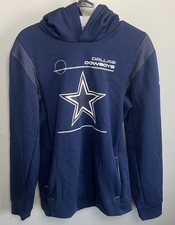 Nike Dallas Cowboys On-Field 2021 Sideline Hoodie Youth Boys Size XL 18/20 Blue