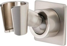 Shower Head Holder All Metal Handheld Wand Bracket Brushed Nickel