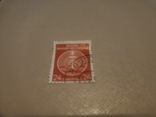1954 - German Democratic Republic (DDR) Surcharge Stamp , 24 Pfennig. 