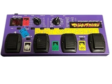 Zoom GFX-1 Digital Multi-Effects Pedal Purple With Manual Used in Good Condition
