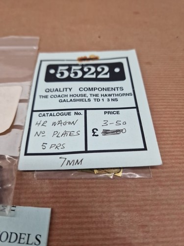 7mm O Gauge Kit Highland Railway White Metal Components Lot B25 - Picture 4 of 9
