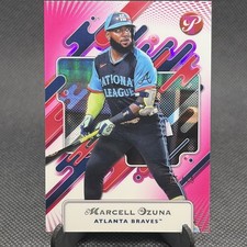2025 Topps Pristine - Marcell Ozuna #89 Pink Refractor /15