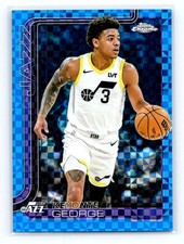 2025-26 Topps Chrome #235 Keyonte George Blue X-Fractor