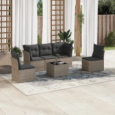 Garden Sofa Set Grey