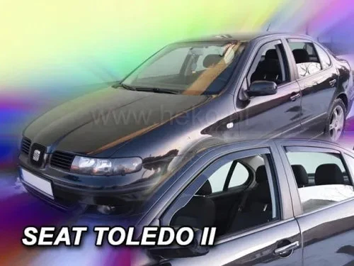 HEKO Déflecteurs de vent d'air pour SEAT TOLEDO II / LEON I (1M) 4 porte 19 - Photo 1/3