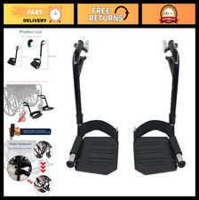 Wheelchair Footrests Replacement Pair - Swivel Footrests for Standard Wheelchair